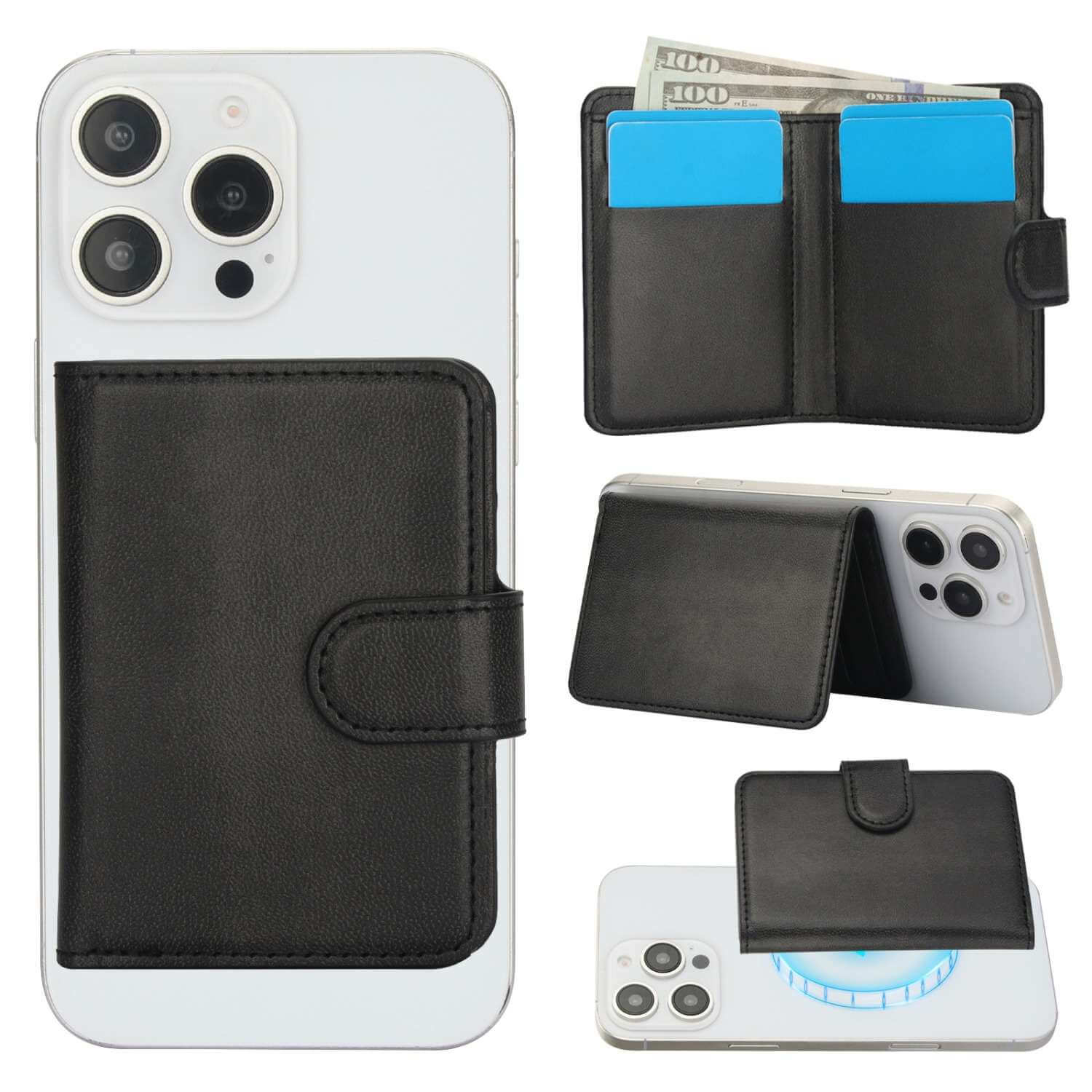 适用iPhone16PROMAX纯色磁吸
